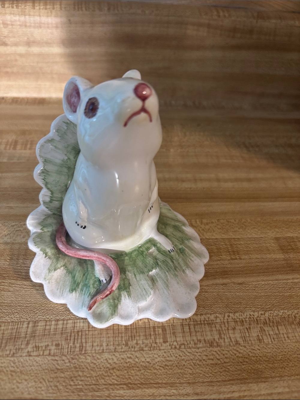 Vintage Hand Painted Mouse Bookend